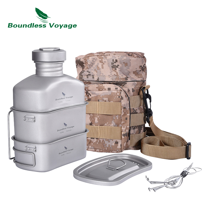 Outdoor Camping Games - Grenzenlose Voyage Außen Military Kantine Flasche