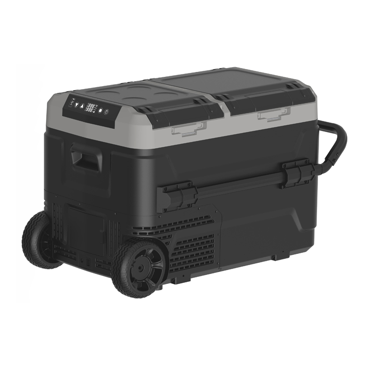 Outdoor Camping Zone - Tragbarer Autokühlschrank DC12V/24V Kompressor Dual-Zone 40L-60L
