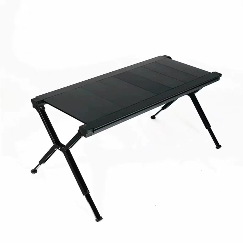 Outdoor Camping Kitchen Setup - Modernes, tragbares, zusammenklappbares, aufrollbares Gartentisch- und