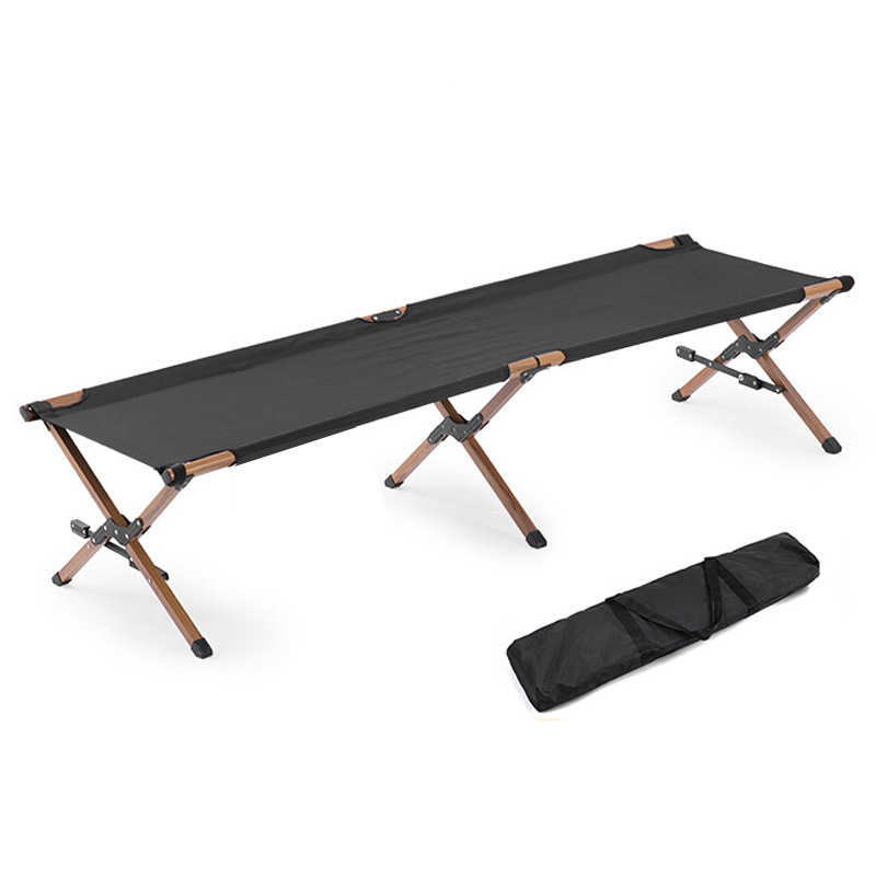 Outdoor Camping Cot - Tragbares, faltbares, großes Einzelbett für Erwachsene