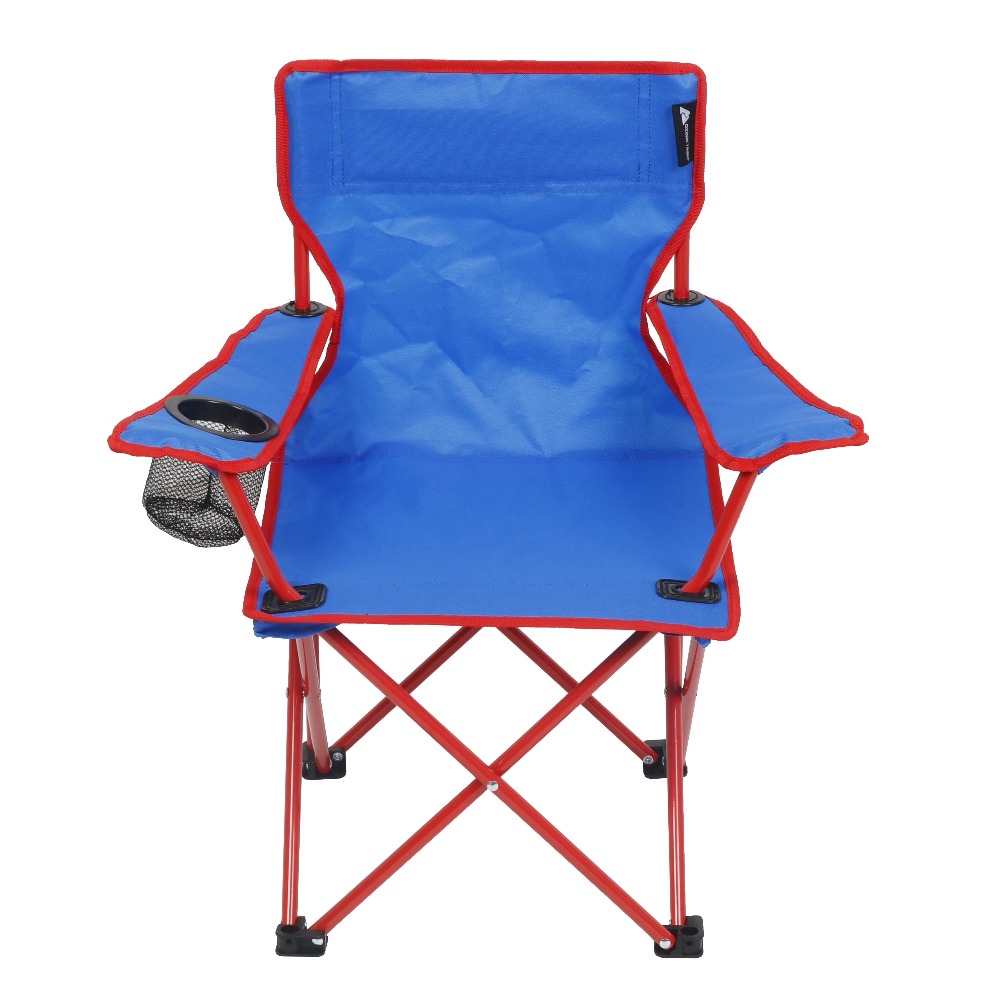 Outdoor Camping Loveseat - Tragbarer Klappbarer Kinder-Campingstuhl mit Getränkehalter Outdoor-Picknick-Strandsitz