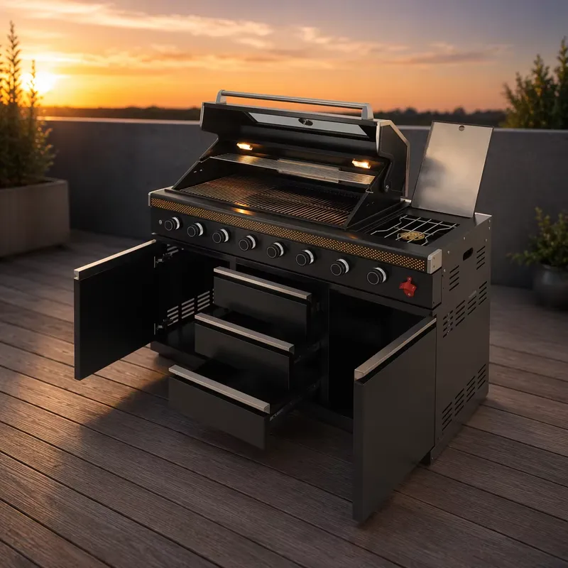 Outdoor Camping Zone - Robuster Gas-Grill für den Außenbereich, Garten,
