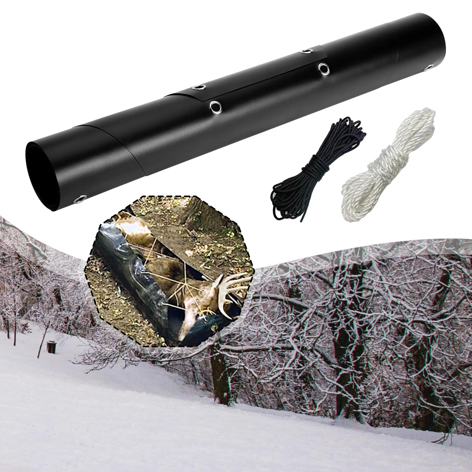 Outdoor Camping Games - HDPE-Material Wildtransport-Schlitten Kompakter Aufrollbarer Wildtransporter mit