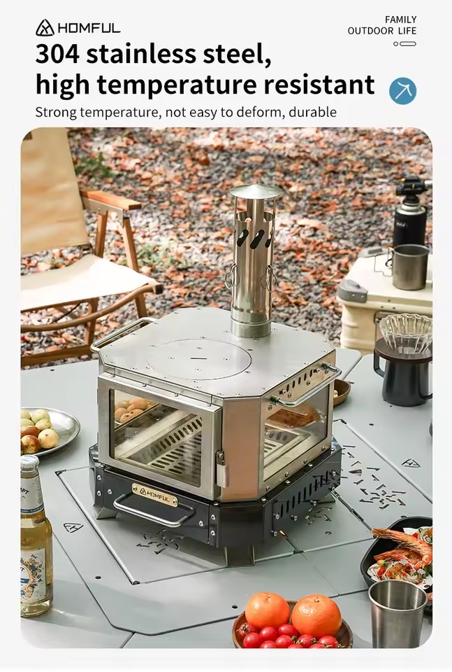 HOMFUL Tragbarer Holzofen für  – Outdoor Camping Stove Wood Bewertung und Preis