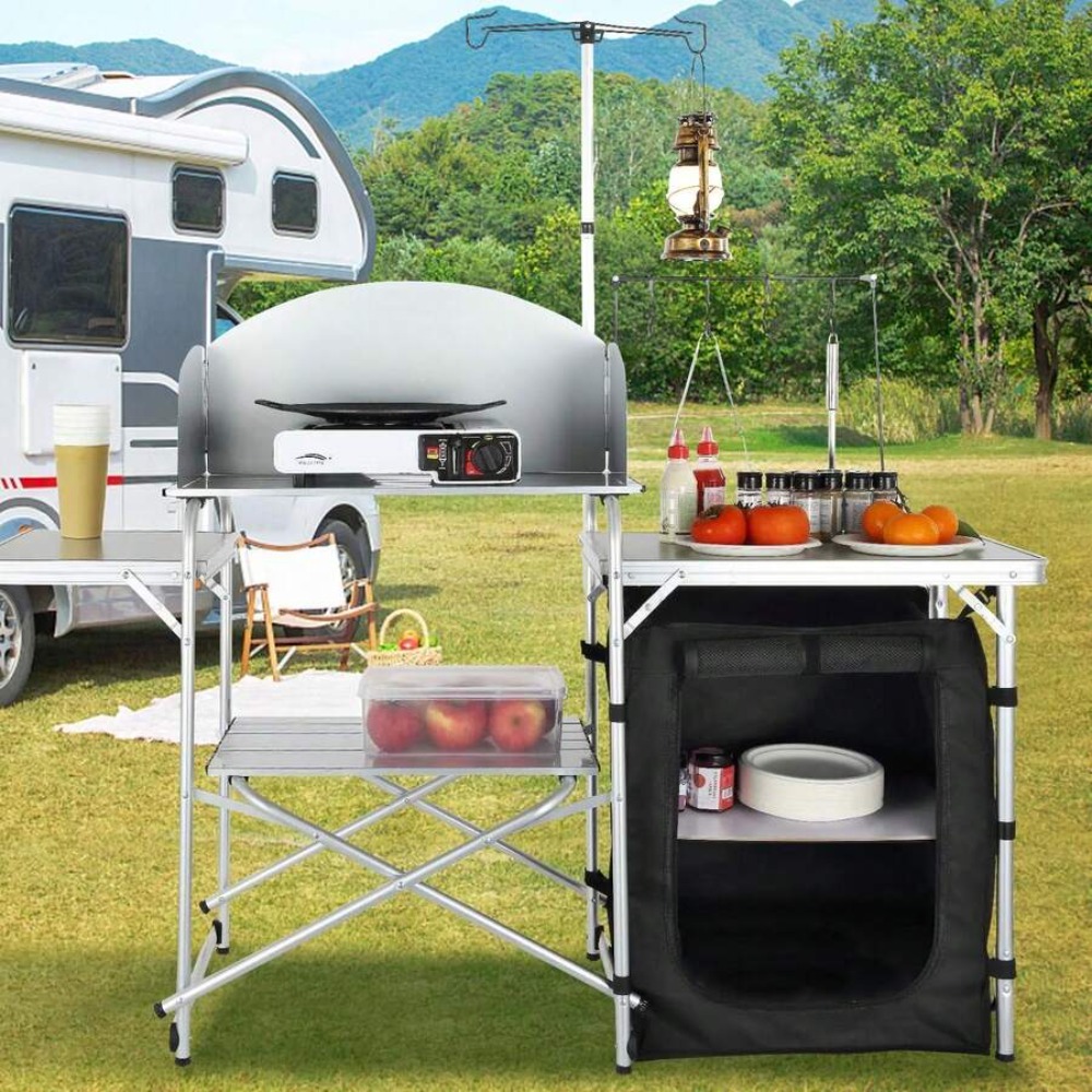 Klappbarer Outdoor-Camping-Küc – Outdoor Camping Kitchen Setup Bewertung und Preis