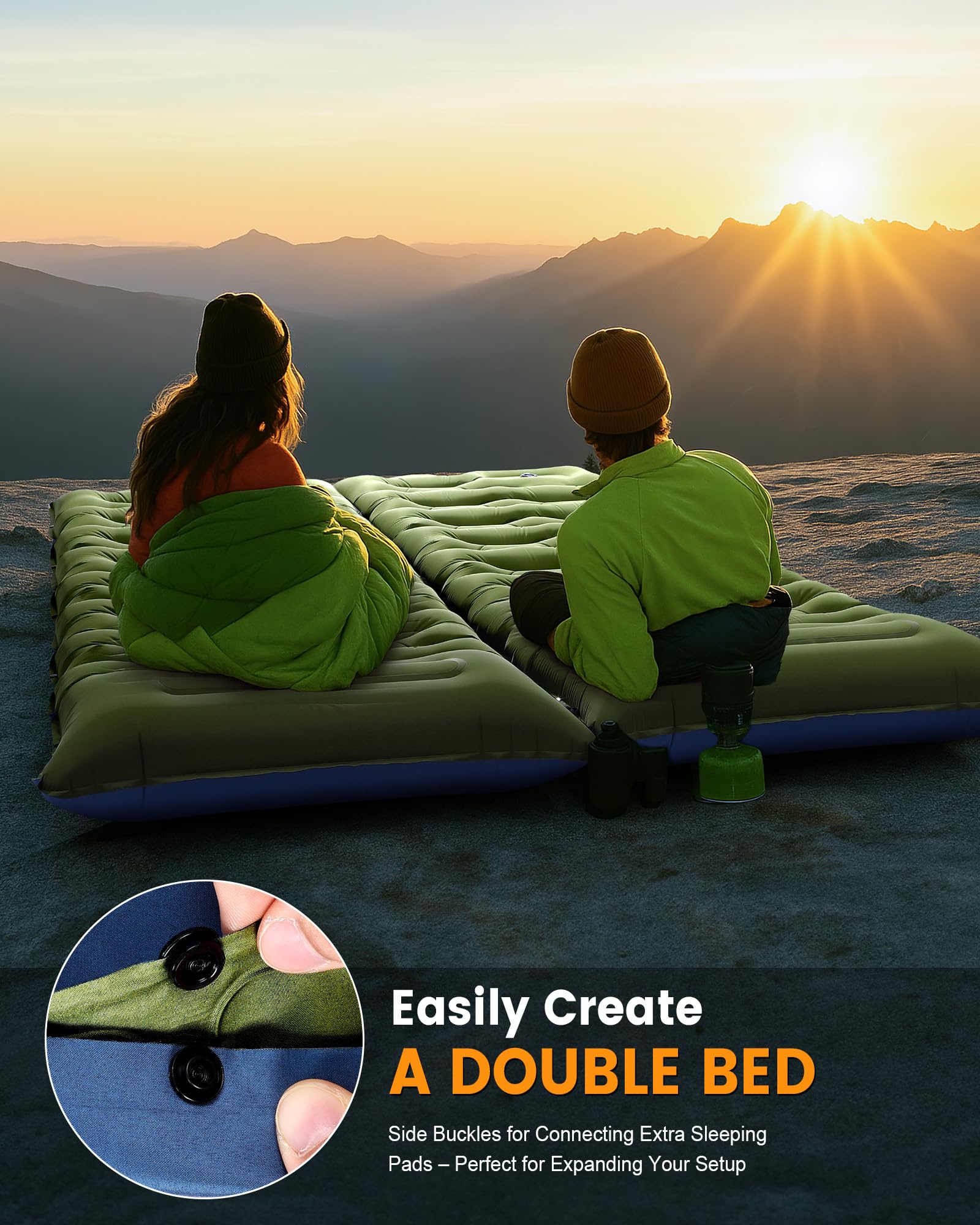 Dicke aufblasbare Camping-Isom – Inflatable Mattress Bewertung und Preis