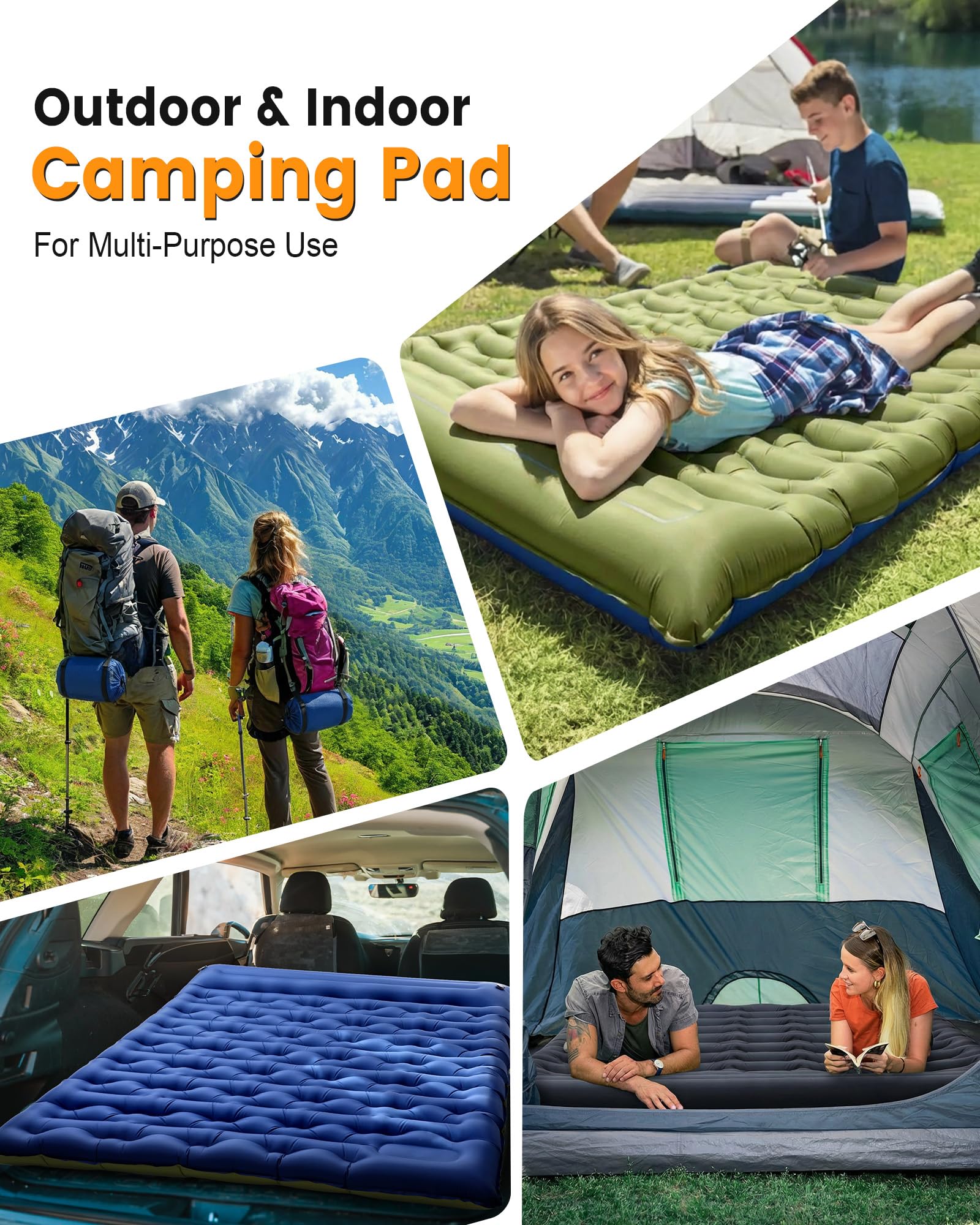 Dicke aufblasbare Camping-Isom – Inflatable Mattress Bewertung und Preis