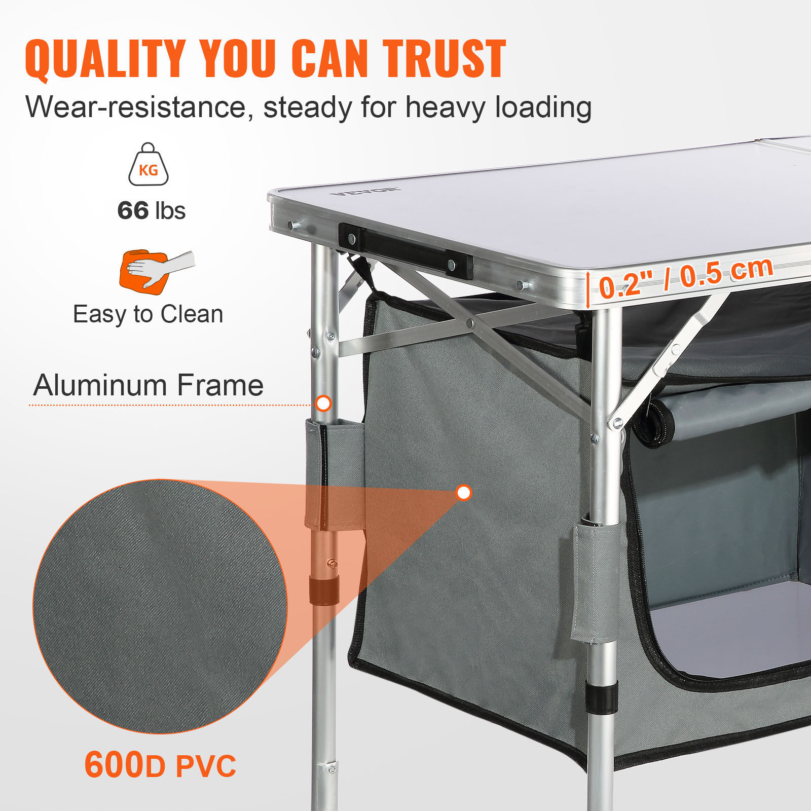 SucceBuy Camping-Küchentisch S – Outdoor Camping Kitchen Setup Bewertung und Preis
