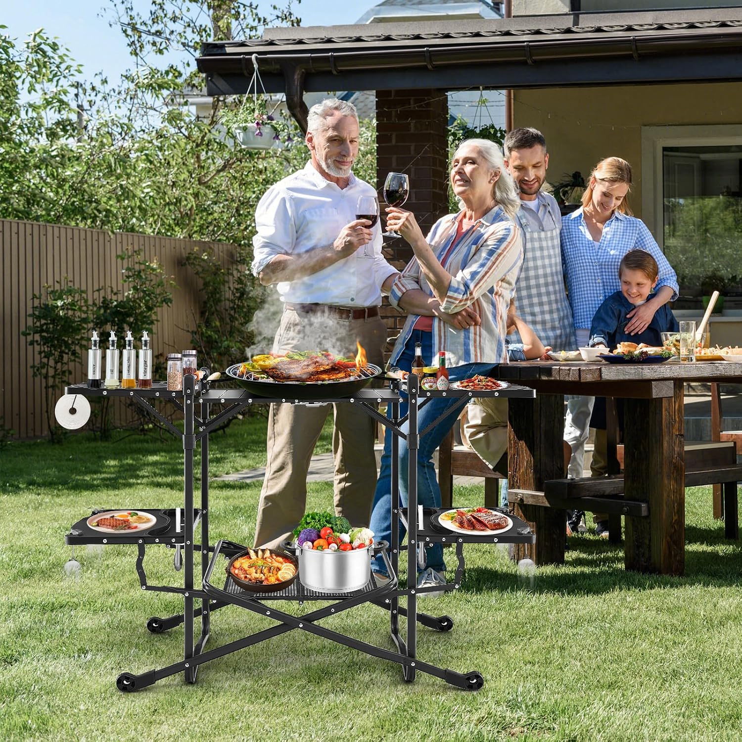 Tragbarer Outdoor-Klapptisch m – Outdoor Camping Kitchen Setup Bewertung und Preis