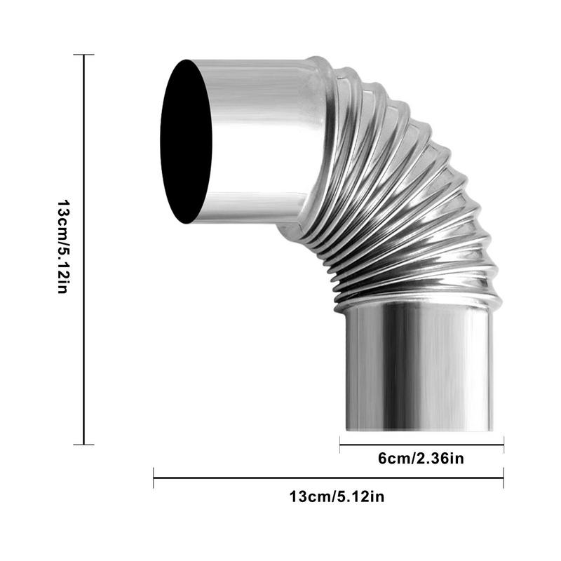 60/75 mm Edelstahl 90 Grad Ell – Outdoor Camping Stove Wood Bewertung und Preis