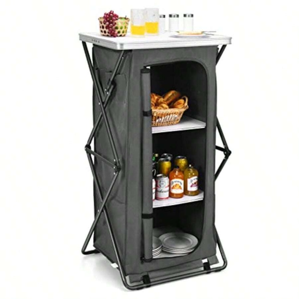 Klappbarer Camping-Aufbewahrun – Outdoor Camping Kitchen Setup Bewertung und Preis