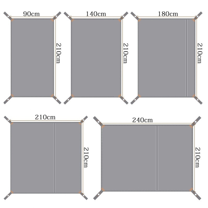 Multi-Size-Zelt-Bodenplane, Ca – Ultralight Ground Sheet Bewertung und Preis