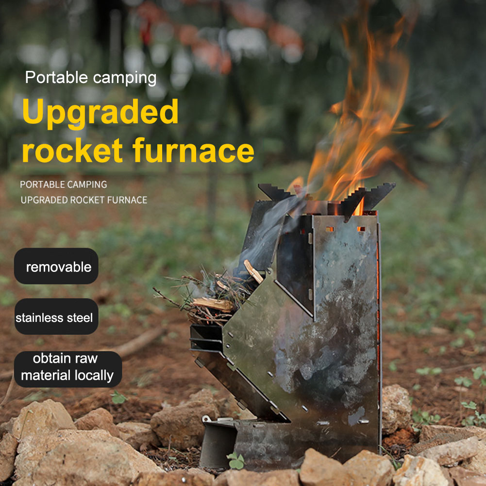 Tragbarer Abnehmbarer Holzofen – Outdoor Camping Stove Wood Bewertung und Preis