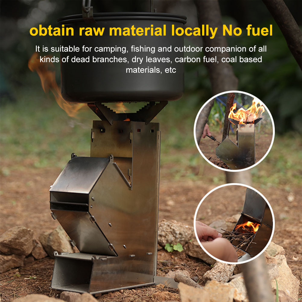 Tragbarer Abnehmbarer Holzofen – Outdoor Camping Stove Wood Bewertung und Preis