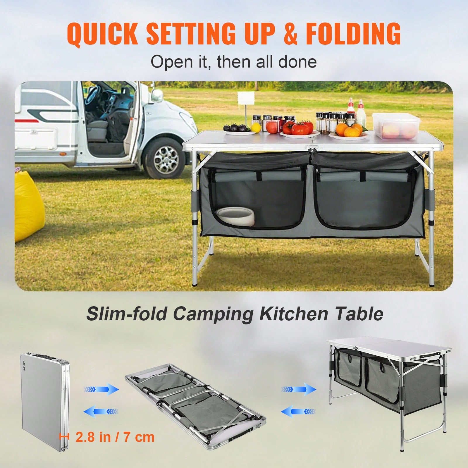 Schnell aufzubauender klappbar – Outdoor Camping Kitchen Setup Bewertung und Preis