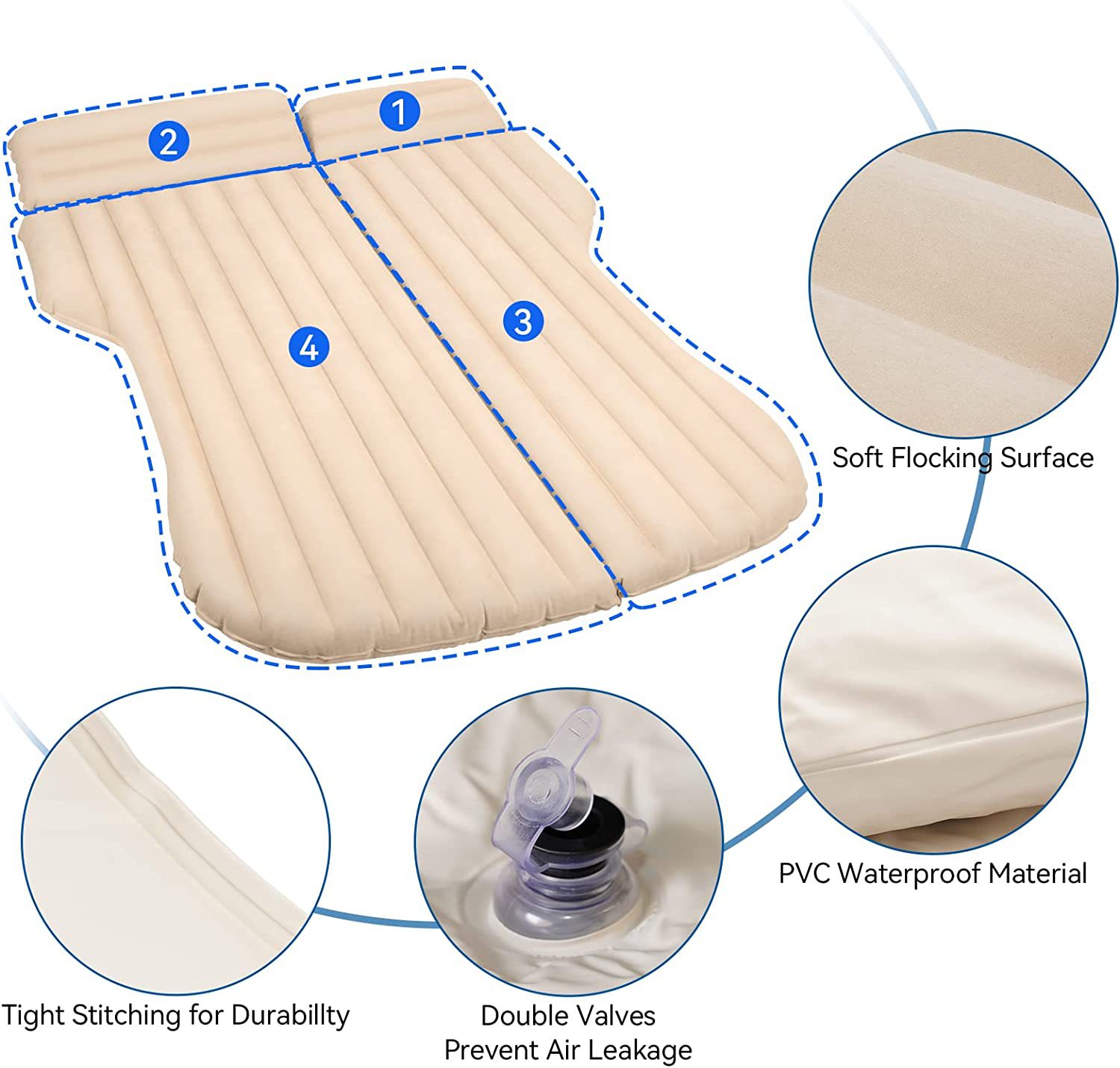 Auto Aufblasbare Bett Für Tesl – Inflatable Mattress Bewertung und Preis