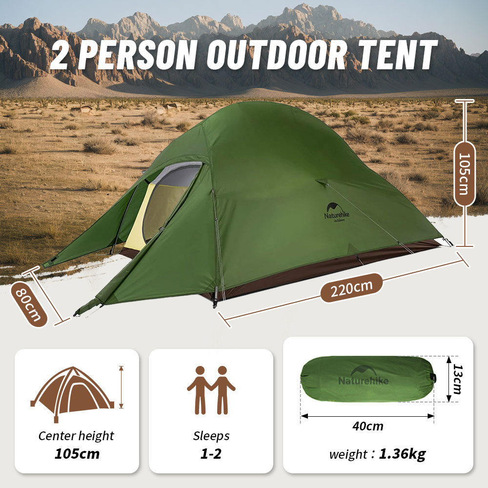 Naturehike Cloud Up Campingzel – Ultralight Ground Sheet Bewertung und Preis