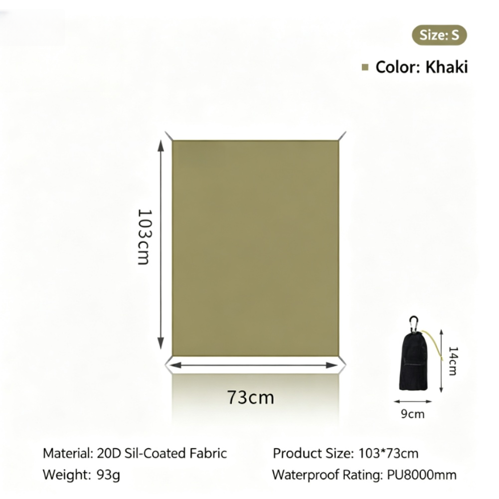 Ultraleichte 93g Wasserdichte  – Ultralight Ground Sheet Bewertung und Preis