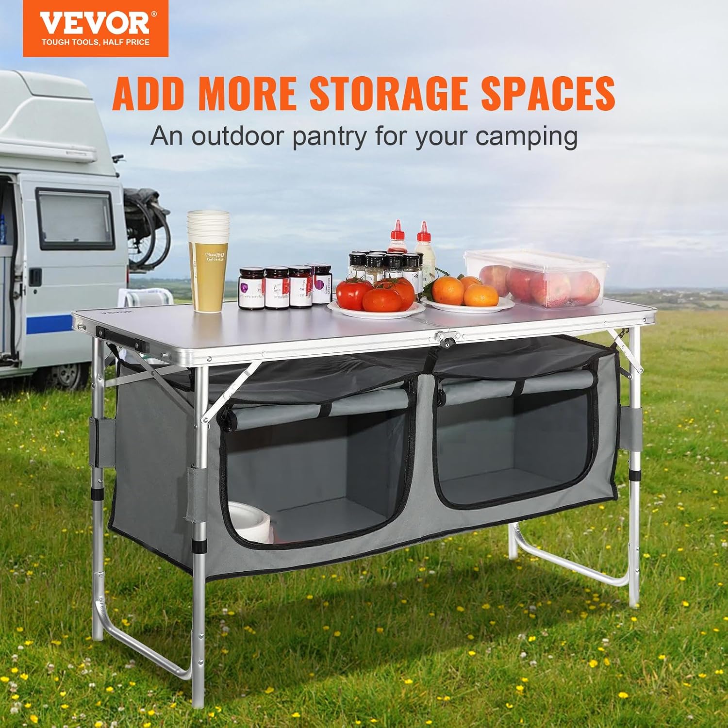 Camping-Küchenstation, 3-fach  – Outdoor Camping Kitchen Setup Bewertung und Preis
